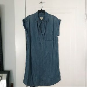 Chambray shirtdress